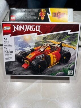 Lego Ninjago Red and Yellow Kai Ninja Race Car EVO